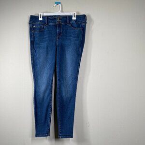 Torrid Jegging Denim Jean Leggings Women's 14 Mid Rise Blue Casual Pants